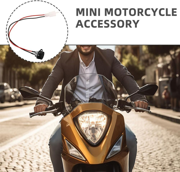 Garneck 4 Stück Zubehör für Elektro-Dreirad, Motorrad-Ladeanschluss für Elektroroller, Erdladung, fü