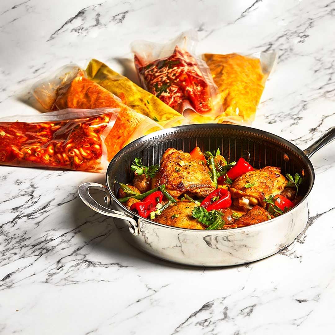 PowerXL Duo NutriSealer SET inkl. 4 Vakuumfolienrollen - 6in1 Vakuumiergerät - 3 Programme - Lebensm