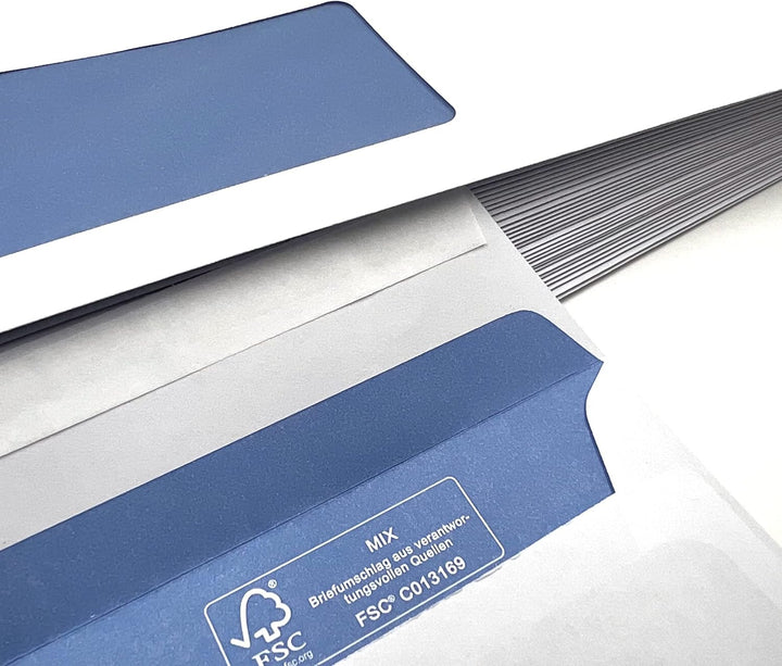 umschlag-discount - Briefumschläge DIN lang mit Fenster für Laserdrucker geeignet (250 Stück), selbs