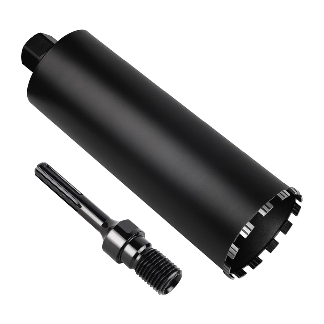 CPROSP 1¼" UNC Diamantbohrkrone mit SDS MAX Adapter, Kernbohrkrone DM 162mm, L 420mm, Kernbohrer für