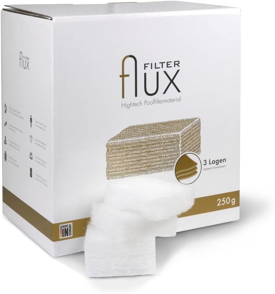 Filter Flux Hightech Poolfiltermaterial Made in Germany - Filtersegmente aus Polymerfasern für Pool
