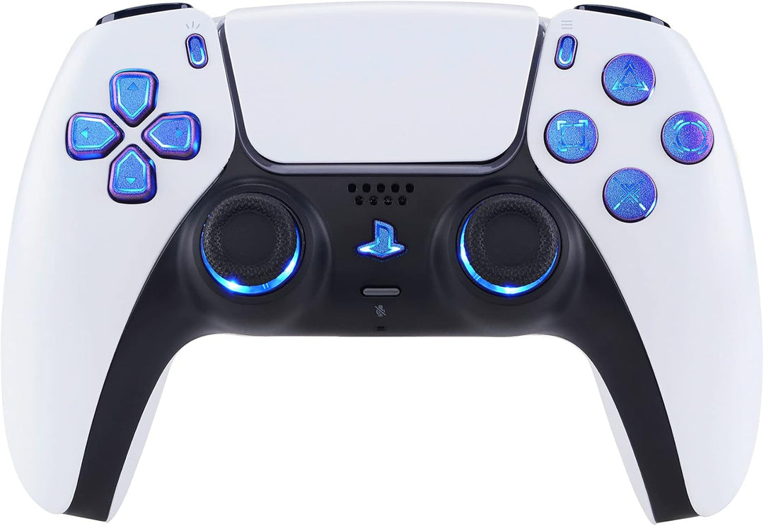 eXtremeRate DTF V3 LED Kit für ps5 Controller Ersatz Leuchttaste D-Pad Thumbsticks SHARE-/PS-Taste R