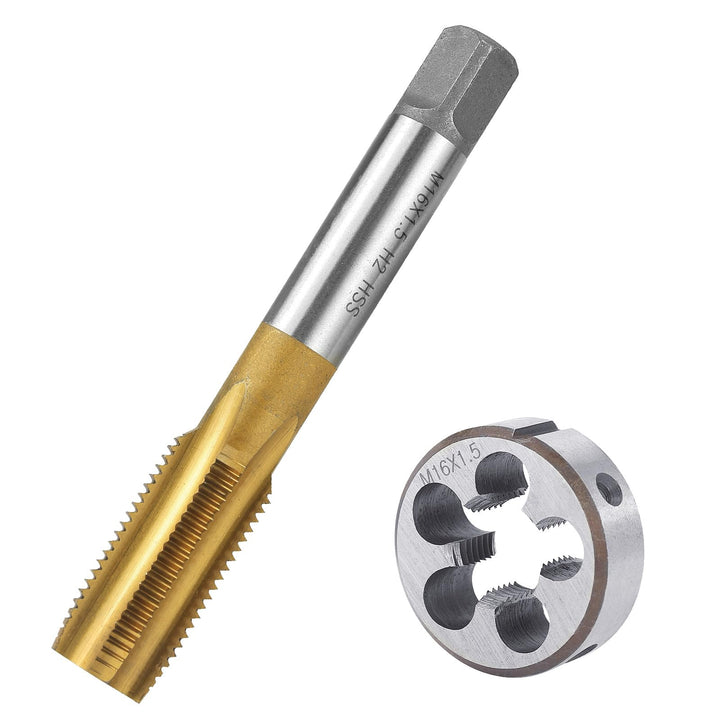BIGP Gewindebohrer M16 X 1.5, Metrisch Gewindeschneid und Gewindeschneideisen, HSS Gewindebohrer und
