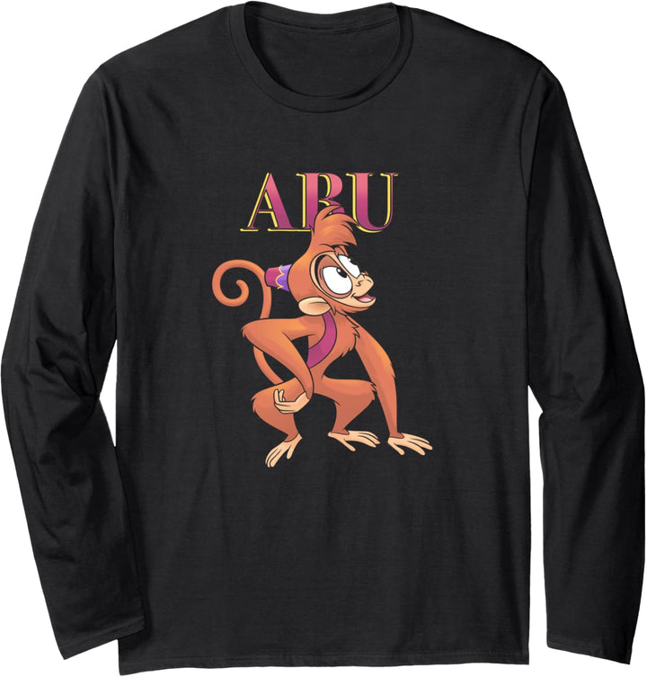 Disney Aladdin Abu Large Portrait Langarmshirt