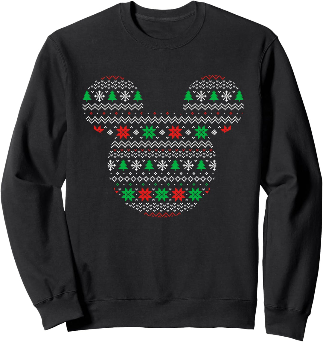 Disney Mickey Holiday Fair Isle Sweater Sweatshirt