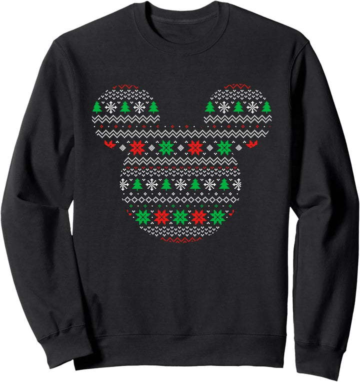 Disney Mickey Holiday Fair Isle Sweater Sweatshirt