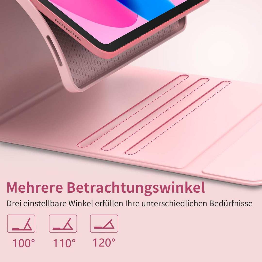 Tastatur Hülle für iPad A16 11 Generation 11 Zoll 2025/10 Generation 10,9 Zoll 2022, Schutzhülle mit