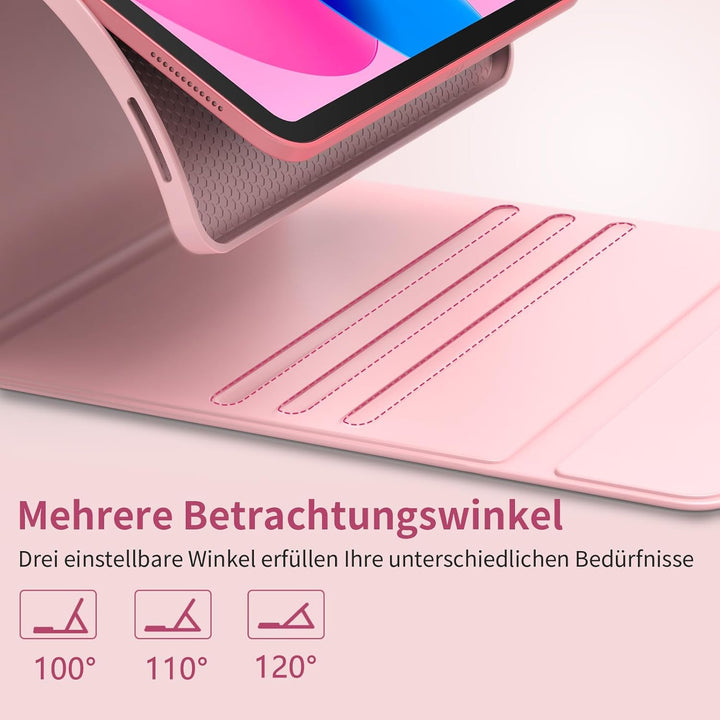 Tastatur Hülle für iPad A16 11 Generation 11 Zoll 2025/10 Generation 10,9 Zoll 2022, Schutzhülle mit