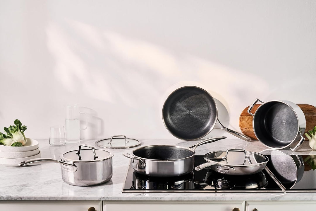 ZWILLING Peak Wok 30 cm mit Glasdeckel, CERAFORCE HyCoat, 18/10 Edelstahl