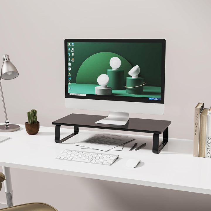 RICOO Monitor Schreibtischaufsatz Schreibtisch Aufsatzregal Ständer für Computermonitore FS0111 Moni