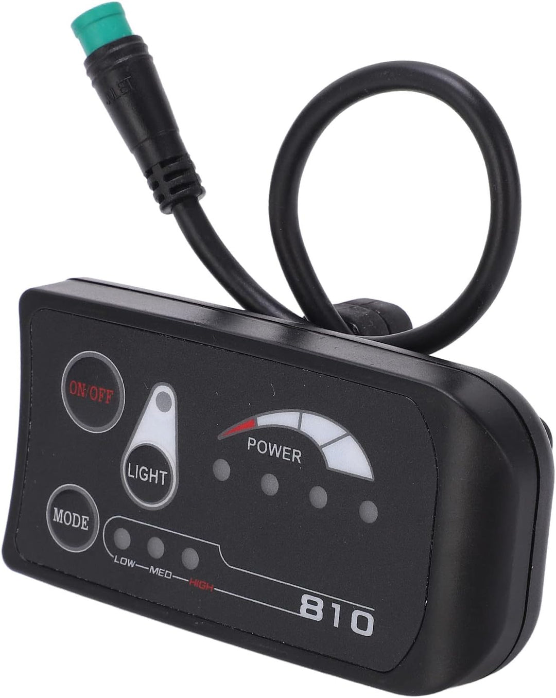 Elektrofahrrad LED Display, 36V 48V E-Bike LED Anzeigetafel Elektrofahrrad LED Anzeige Messgerät für