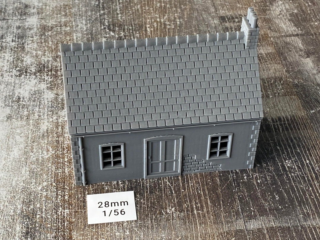 Französisches Dorfhaus in der Normandie SS-T1 - Tabletop Wargaming WW2 Gelände (28mm), 28mm