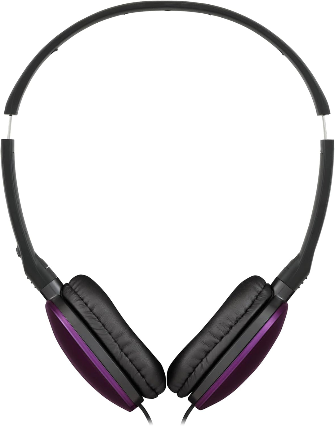 JVC HA-S160M-V - Flats Faltbarer und kompakter Kopfhörer in Glossy Trendfarbe, mit Schalter für Mikr