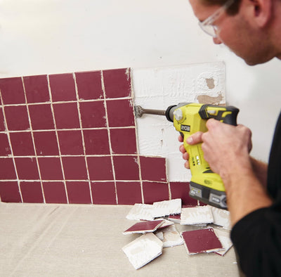RYOBI 18 V ONE+ Akku-Bohrhammer R18SDS-125S (Schlagenergie 1.3 J, Max. Bohrdurchmesser in Holz/Mauer