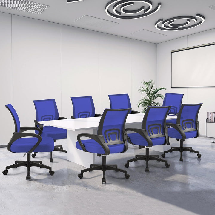 Yaheetech Bürostuhl Ergonomischer Schreibtischstuhl Drehstuhl höhenverstellbar Mesh Chefsessel mit N