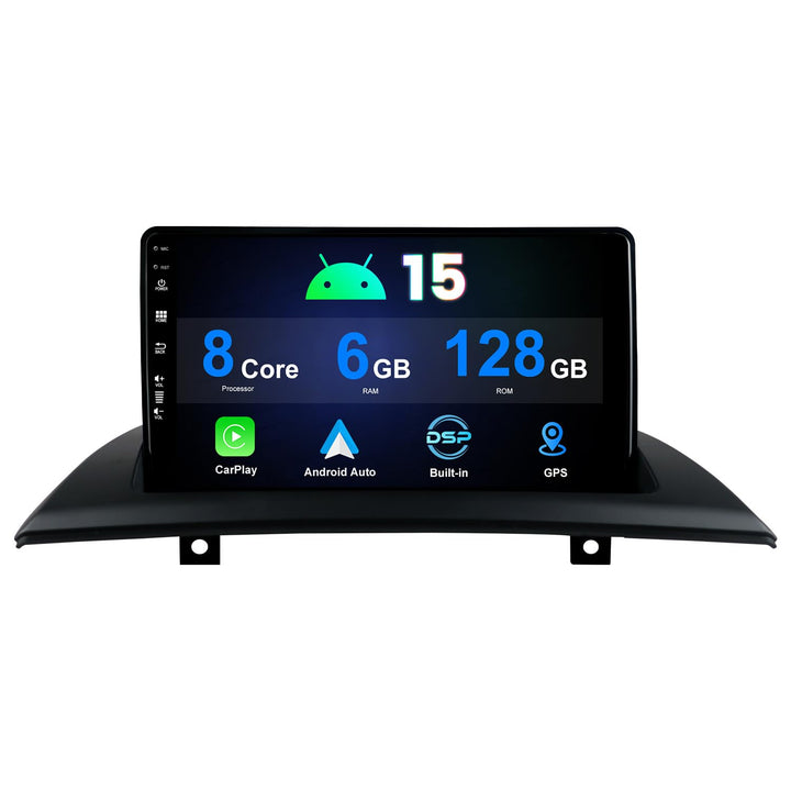 9 Zoll 2 Din Android 12 Autoradio Für BMW X3 E83 2004-2012 Rückfahrkamera&Mic Kostenlose 6G + 128G U