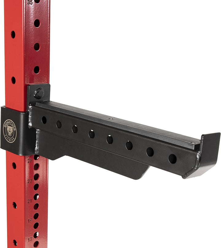 Signature Fitness SF-3 Power Cage Kniebeugenständer, 7,6 x 7,6 cm, inkl. J-Haken und Sicherheitsgurt