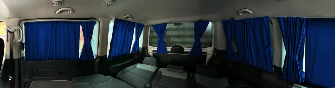 BREMER SITZBEZÜGE Mass Gardinen Vorhänge Sonnenschutz kompatibel mit VW T4 Transporter Caravelle kur
