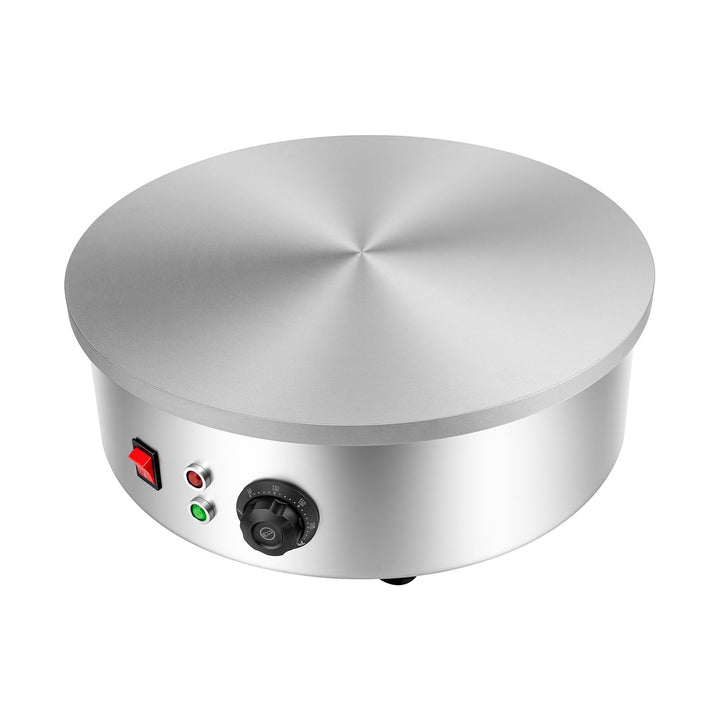 Crepe Maker Elektrisch 45 cm Antihaft Crepes Platte | 3 kW Pancake Maker | Crepesmaker | Pfannkuchen
