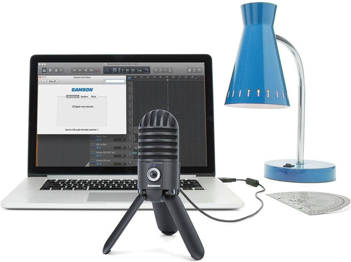 Samson Meteor USB Studio Cardioid Microphone - Titanium Black schwarz Single, schwarz Single