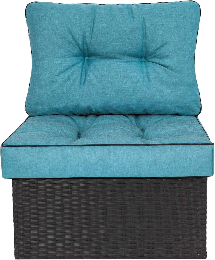 PillowPrim Gartenkissen auf gartenmöbel Rattan Gartenpolster Polsterauflagen Deko Kissen Auflage Pol