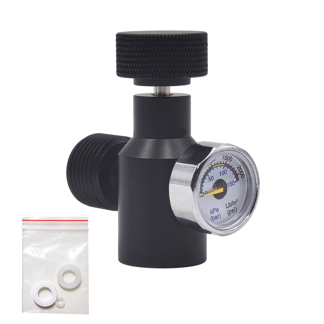 DRYHTEN Sodawasser-Kohlendioxid-Flaschen Fülladapter Verbinder TR21-4 auf W21.8 für Aquarium, Homebr