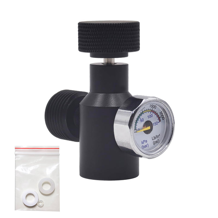 DRYHTEN Sodawasser-Kohlendioxid-Flaschen Fülladapter Verbinder TR21-4 auf W21.8 für Aquarium, Homebr