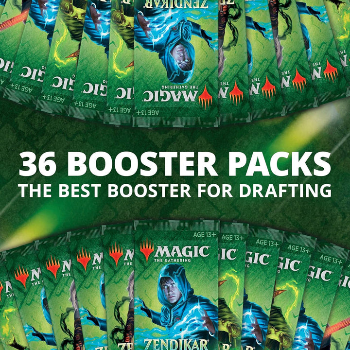 Magic The Gathering MTG - Zendikar Rising Draft Booster Display (36 Packs) - EN