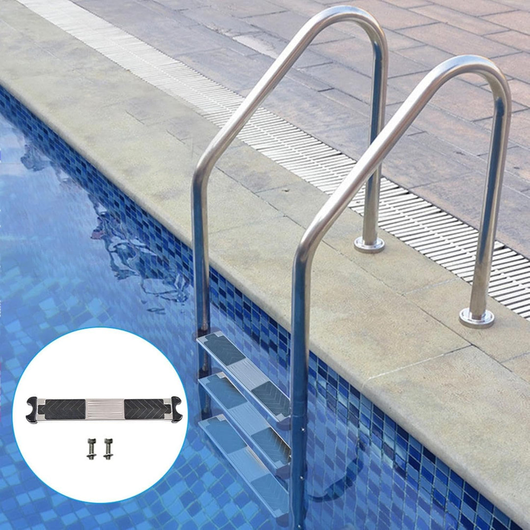 Schwimmbad-Stufe, 50 X 7,5 X 2,5cm- Edelstahl Poolleiter Ersatzstufe, Edelstahl-Ersatzleiter, Spross