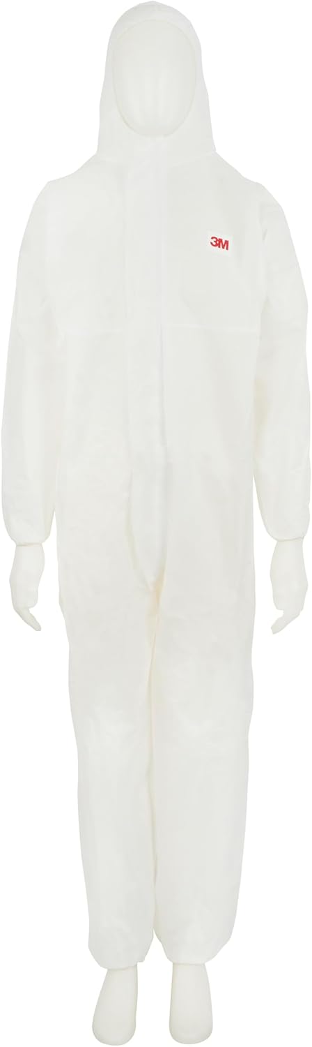 3M 4515 Schutzanzug, Typ 5/6, Grösse L, Weiss (Packung mit 4)