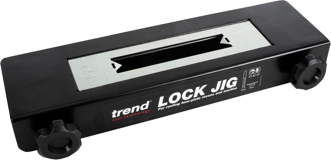 Trend Profi-Schablone für Türschlösser aus Holz, 20 austauschbare Einsätze, LOCK/JIG/C 1. LOCK/JIG/C