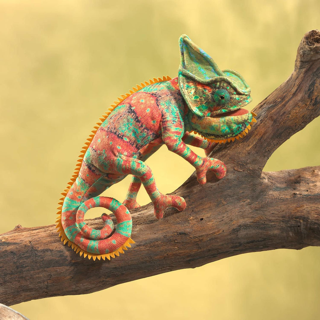 Folkmanis Handpuppe kleines Chamäleon/Small Chameleon 3153
