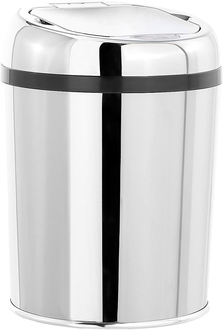 infactory Mülleimer: Abfalleimer mit Hand-Bewegungssensor und Edelstahl-Korpus, 3 Liter (Mülleimer m
