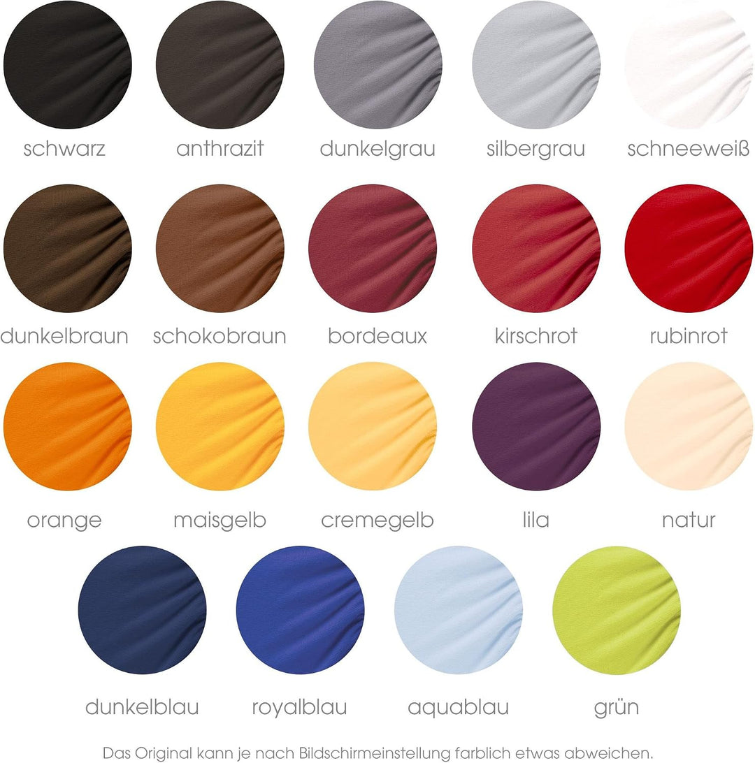 aqua-textil Royal XL Spannbettlaken Boxspringbett Wasserbett 200x220-220x240 cm anthrazit 210g/qm Je