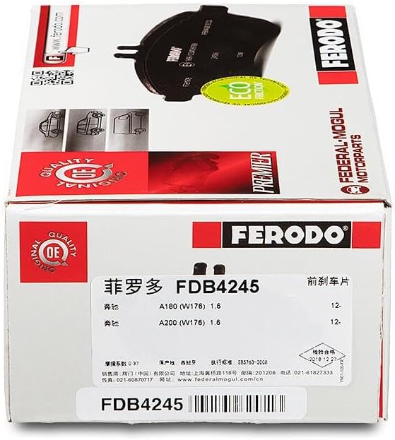 FERODO FDB4245 Satz Von 4 Bremsbeläge Av