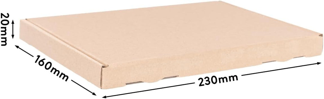 500 x Grossbriefkartons 230 x 160 x 20 mm Braun - Marken-Qualität von OfficeKing®