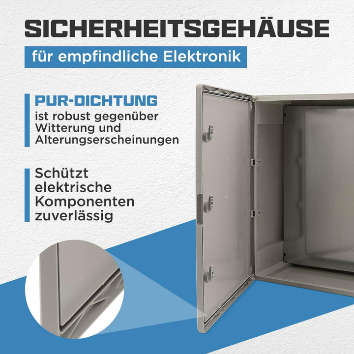 BOXEXPERT Verteilerkasten aussen IP65 ABS Kunststoff 700x500x250mm Serie Fleet wasserdicht Schaltsch