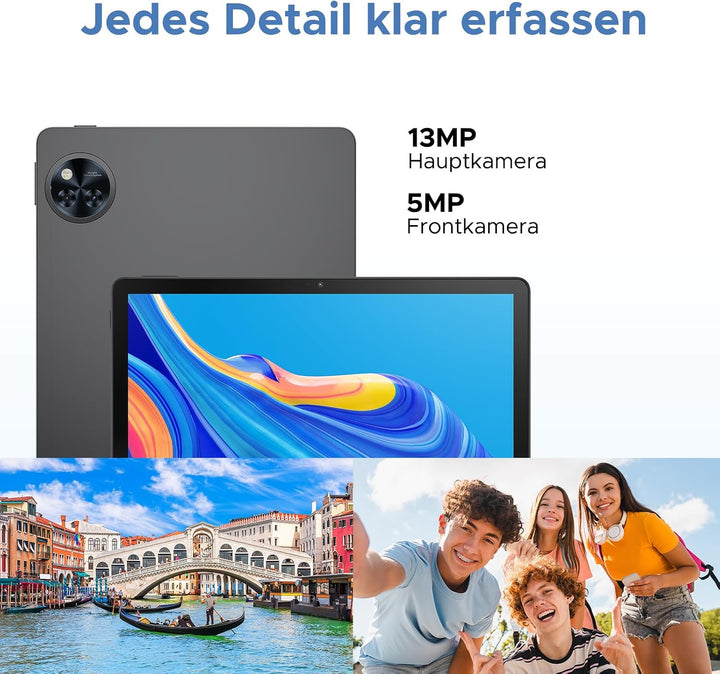 U11 Pro Android 16 Tablet 11 Zoll Tablet mit Tastatur, Stift, Maus, Hülle, 30GB+256GB (2TB TF) Netfl