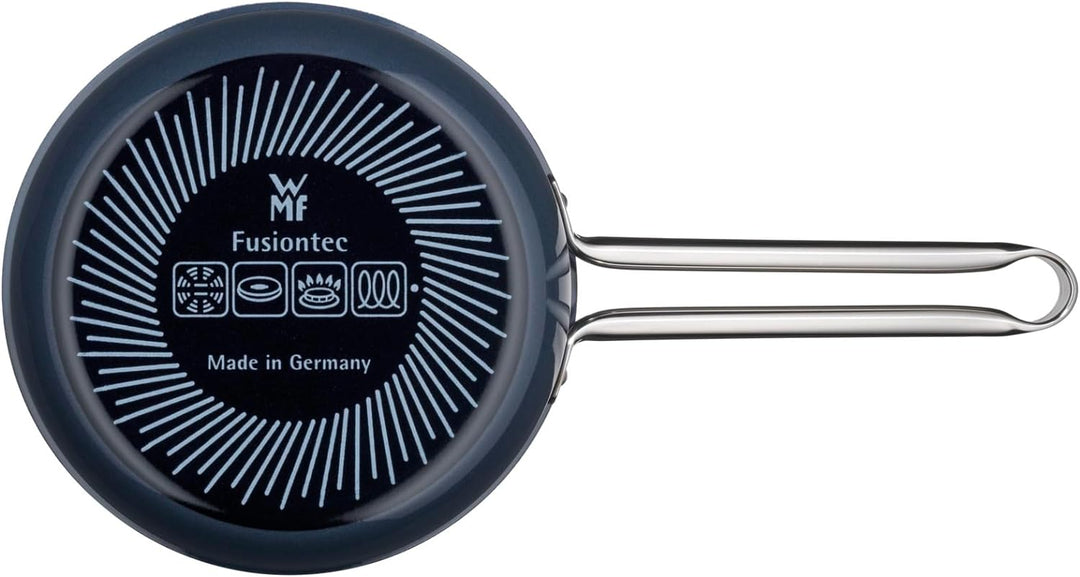 WMF Fusiontec Essential Stielkasserolle, 16 cm ohne Deckel, kleiner Topf 1,3l, Kochtopf klein, Nudel