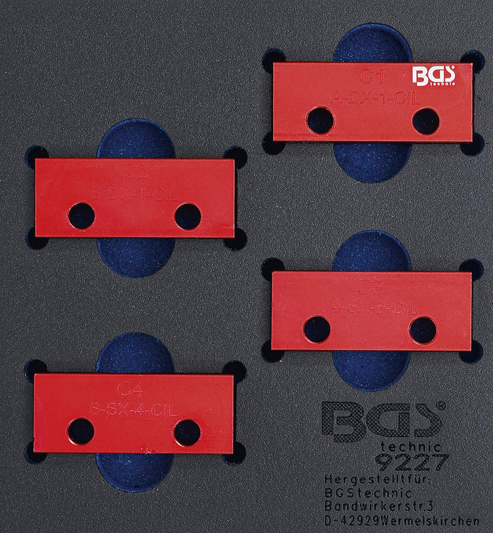 BGS 9227 | Werkstattwageneinlage 1/6: Nockenwellen-Arretierwerkzeug-Satz | für Alfa Romeo / Lancia 3
