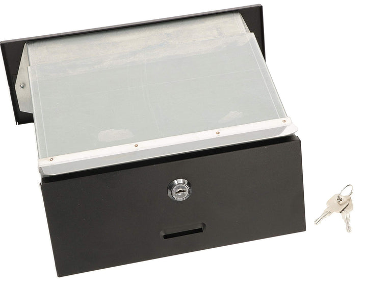 KOTARBAU Mauerdurchwurf Briefkasten mit regulierbarer Tiefe 160 – 295 mm Einbaubriefkasten Durchwurf