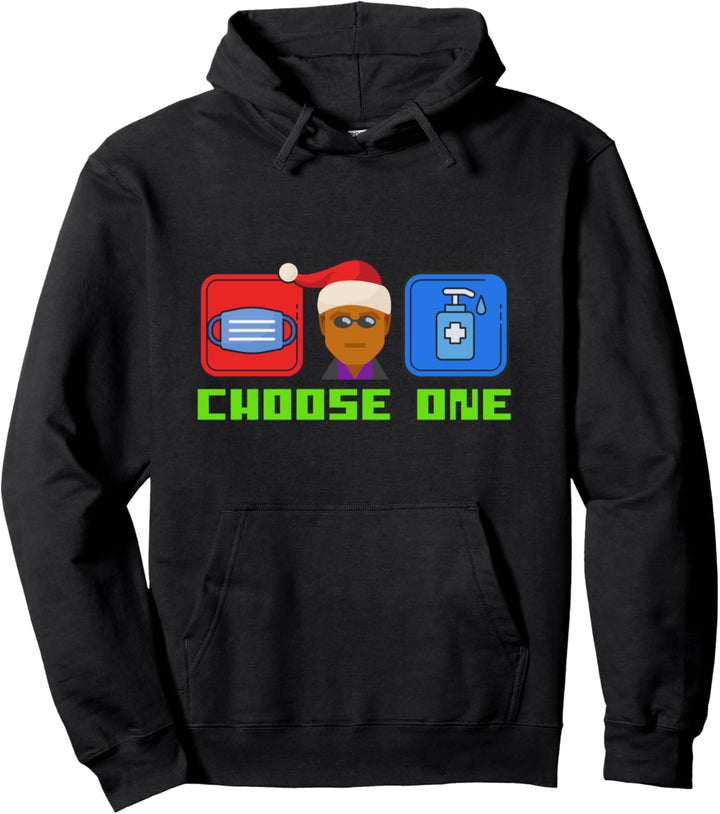 Mundschutz Wahl Desinfektionsmittel Weihnachten Geschenk Pullover Hoodie