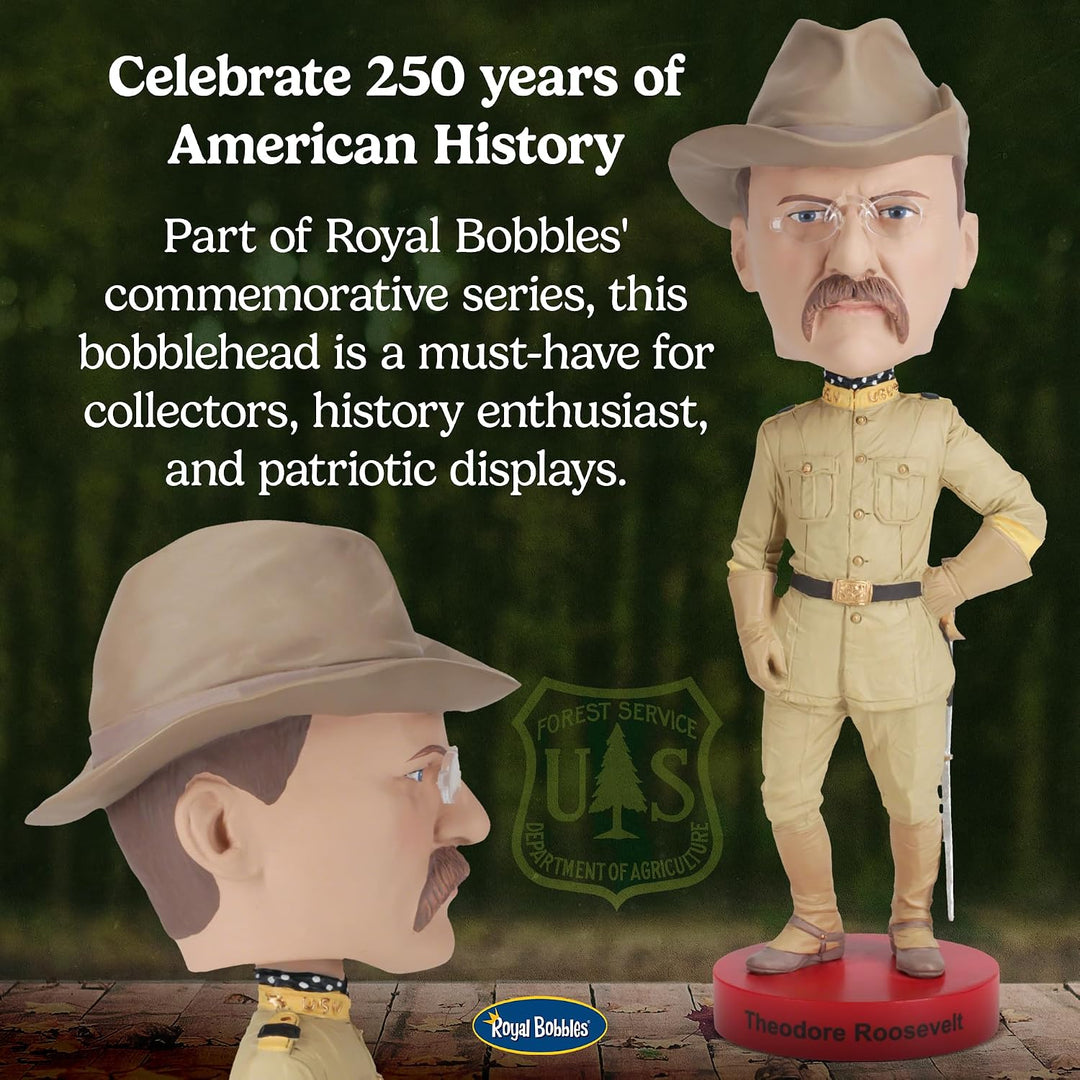 Royal Bobbles - Wackelkopffigur Teddy Roosevelt