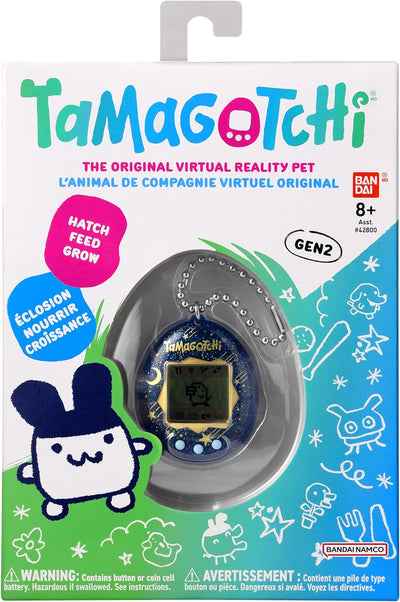 BANDAI - Tamagotchi - Tamagotchi original - Stary Night - virtuelles elektronisches Haustier - 42970