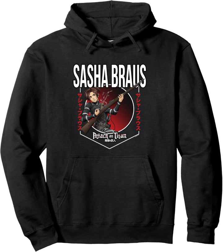 Attack on Titan Season 4 Sasha Braus Kreis Pullover Hoodie