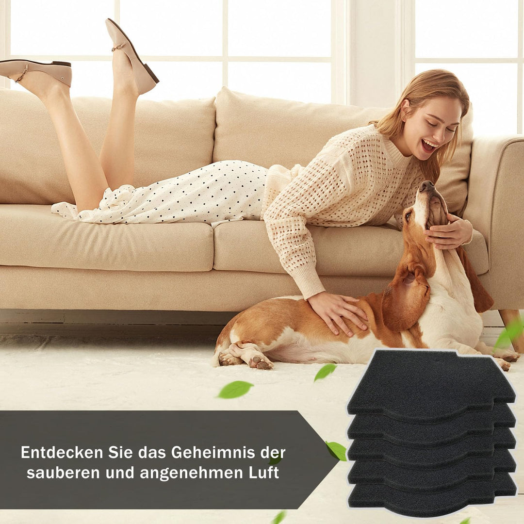 Filter kompatibel mit Lunos Silvento Abluftgerät, 5 Stück Ersatzfilter für 2/FSI-R, 039 721, 191 x 1