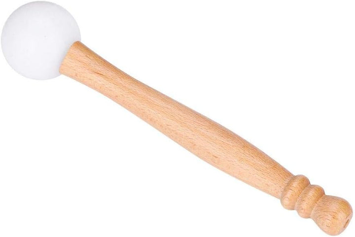 Klangschalenschlägel, mit Holzgriff und Gummi-O-Ring, Schlaginstrumententeile zum Spielen von Klangs