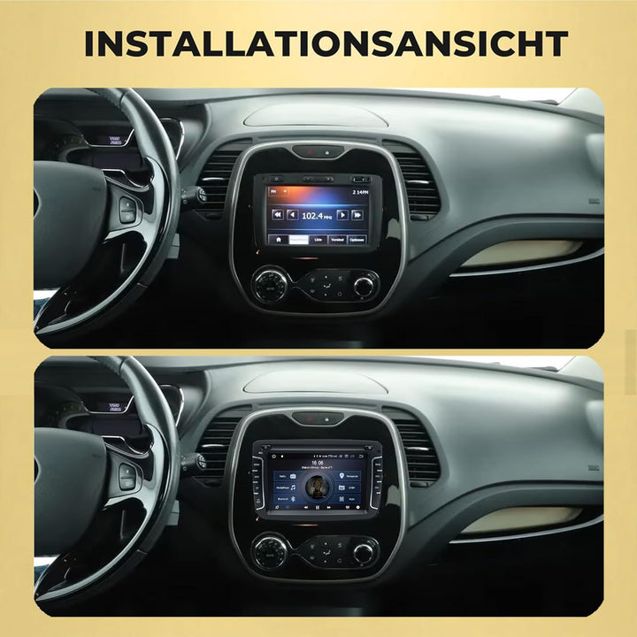 M.I.C. AR7-L2 Android 14 Autoradio mit Navigation: MT6765V, 4GB+64GB, 7 Zoll QLED Display, SIM, Appl