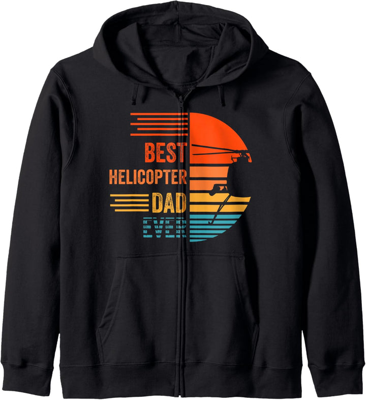Bester Hubschrauber Dad Ever Helikopter Papa Vatertag Kapuzenjacke