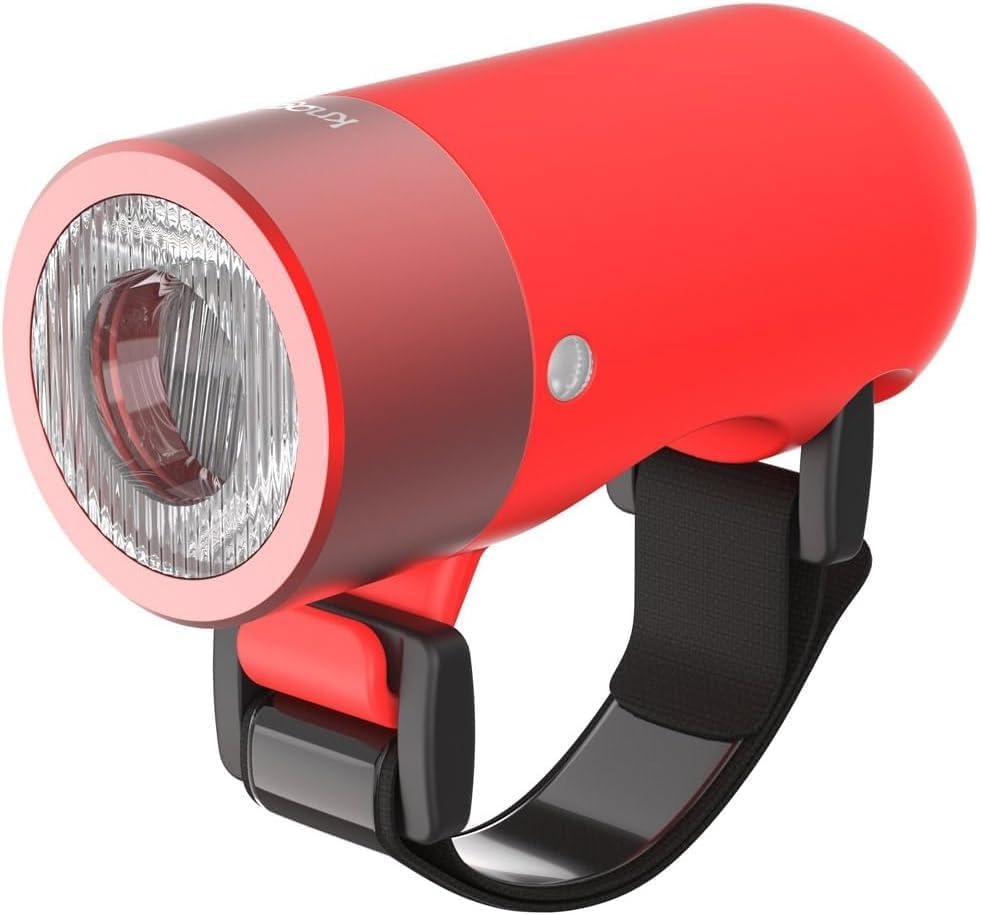 Knog Plug Fahrradlampen LED-Frontlicht od. Rücklicht StVZO, schwarz rot grau, rot